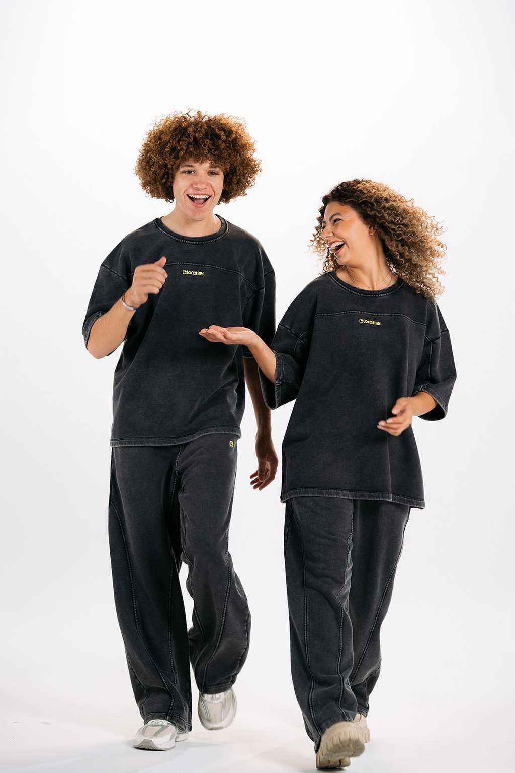 SET Unisex / Cotton washing Black
