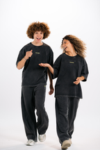 SET Unisex / Cotton washing Black