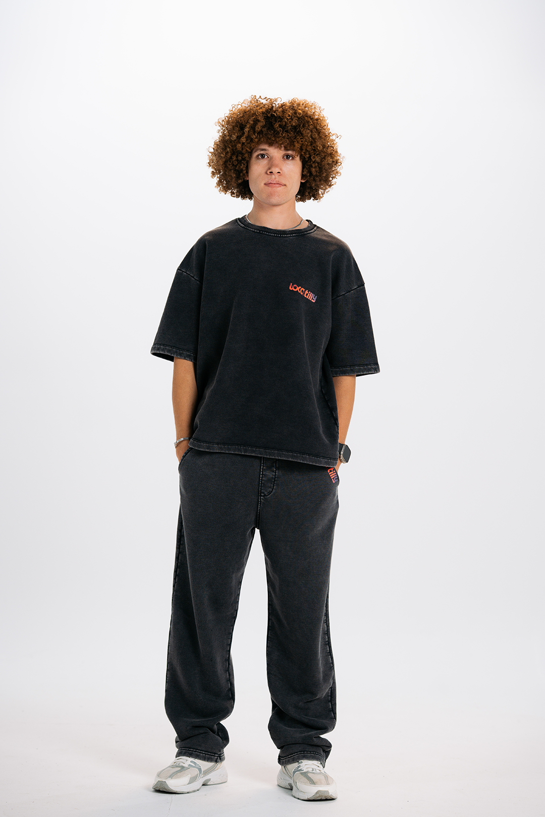 SET Unisex / Cotton washing Black