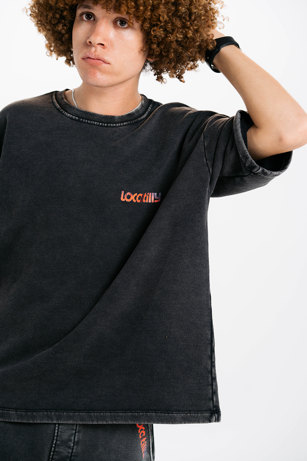 SET Unisex / Cotton washing Black
